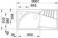 Preview: BLANCO 513145 LUNA SILGRANIT Cognac